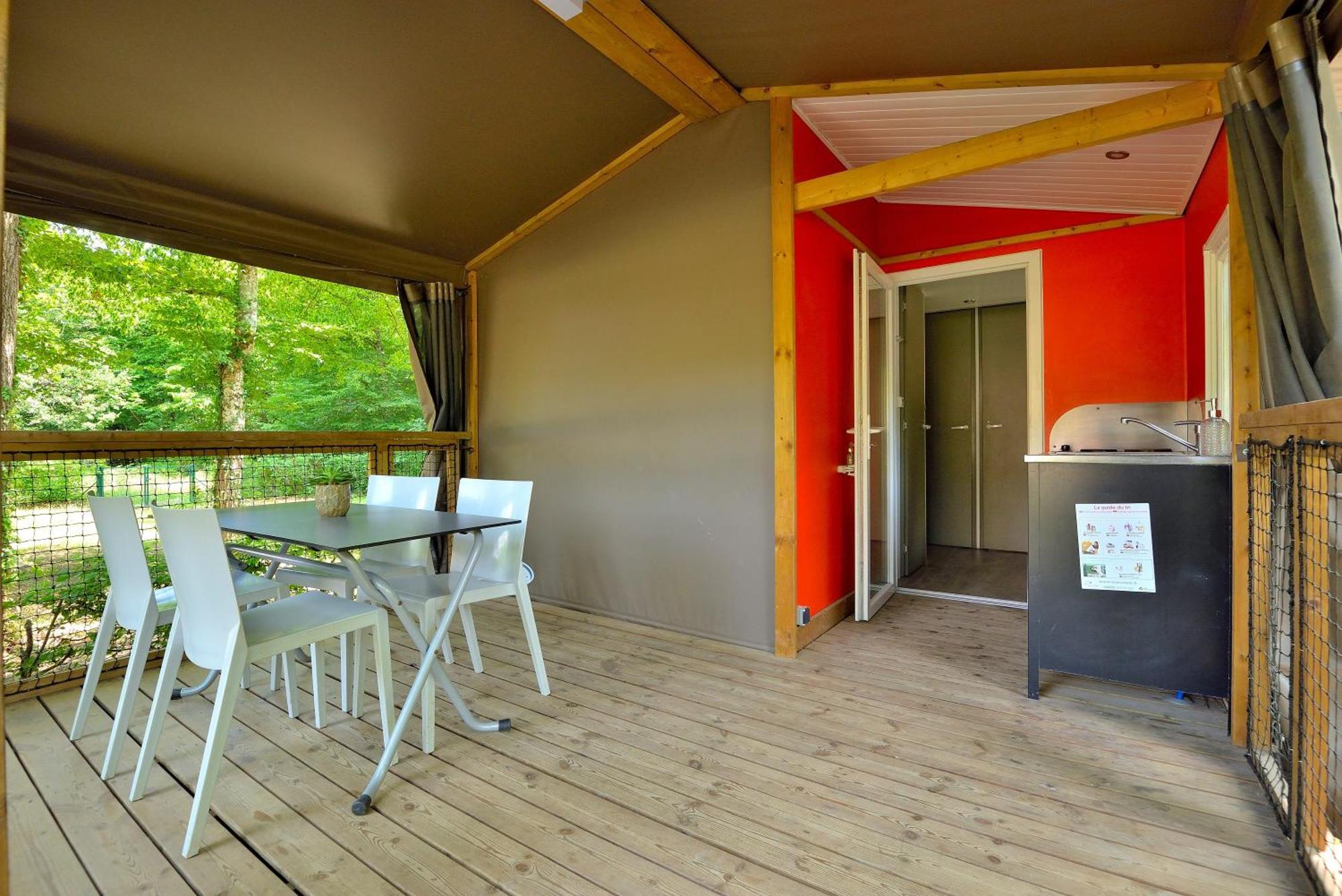Camping Etang de la Vallée Combreux Habitación foto